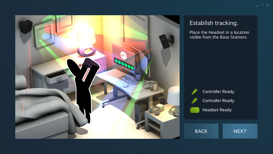 Calibrate the Headset Display